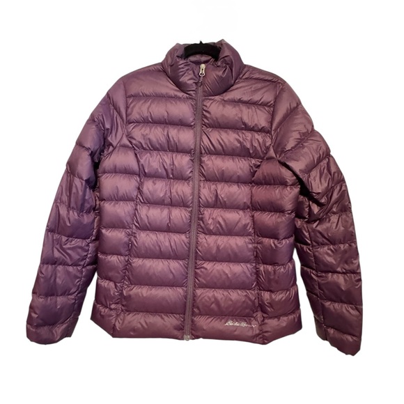 Eddie Bauer CirrusLite Down Jacket – Women’s M (Regular), Deep Eggplant - Picture 4 of 7
